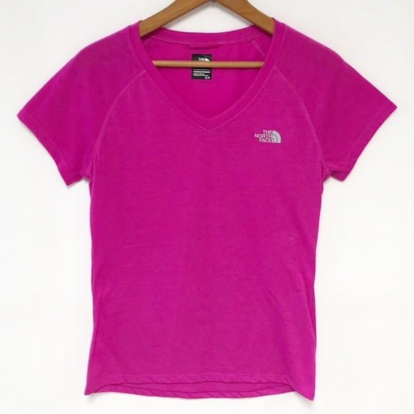 The North Face Vapor Wick V Neck Tee Sz S - Picture 2 of 11